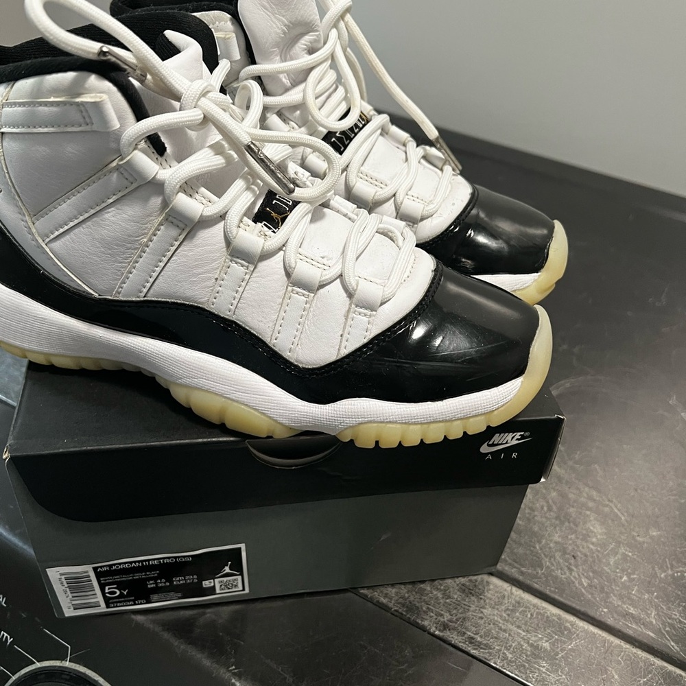 Air Jordan 11 Retro Black and White High-Tops